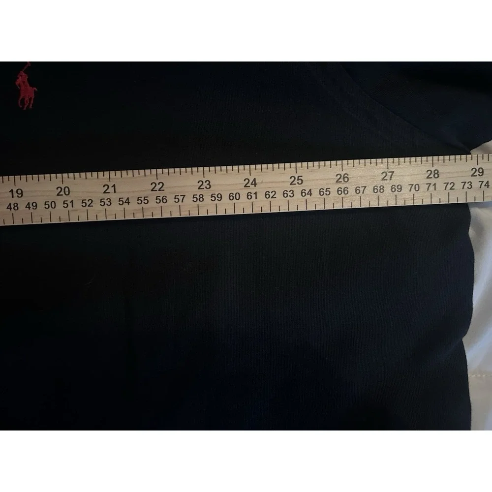 Men's Size XXL Ralph Lauren Polo Blake Shirt Black Logo-Red